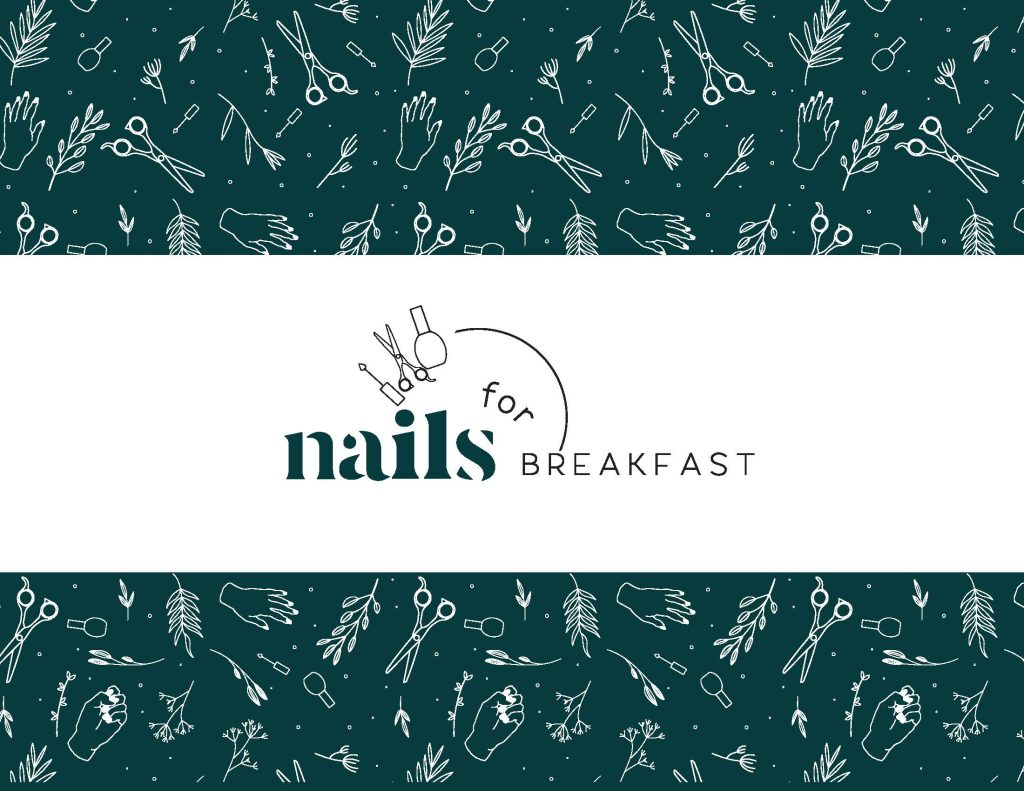 Nails For Breakfast Logo and Brand Identity cover page